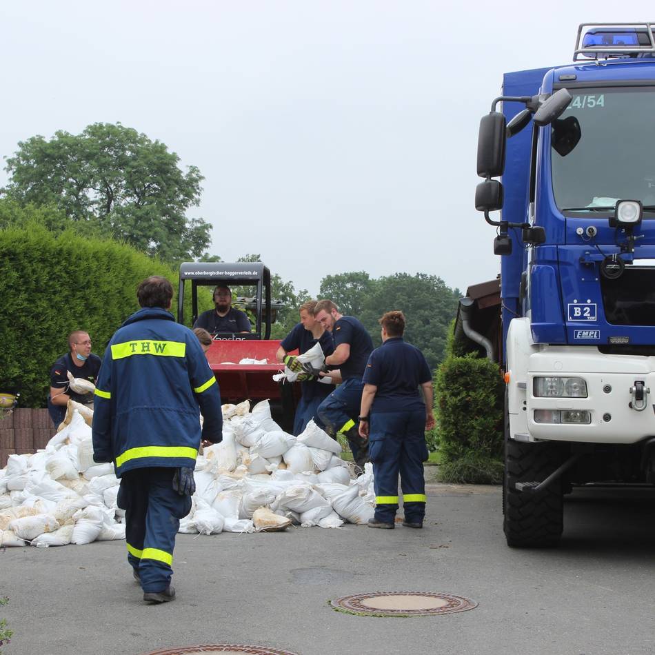 Sieben Fakten für Hückeswagen: THW – im Katastrophenfall immer sofort parat