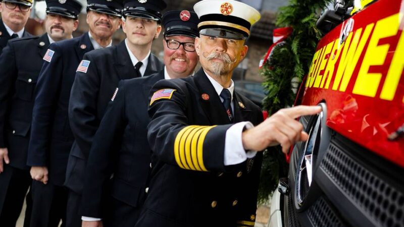 Feuerwehr ohne Grenzen  Monheim : Von Beverly Shores nach Baumberg: Feuerwehrleute lernen voneinander