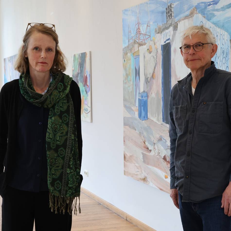 Vernissage in Grevenbroich: Künstlerpaar tauscht die Handschrift