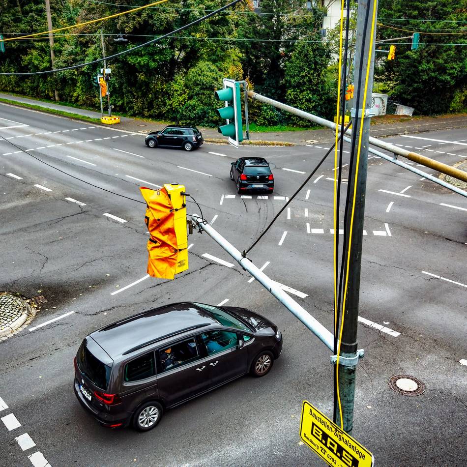 Umleitungsverkehr im Kreis Mettmann: Zu kurze Grünphasen? Schaltung der A59-Bedarfsampeln verändert