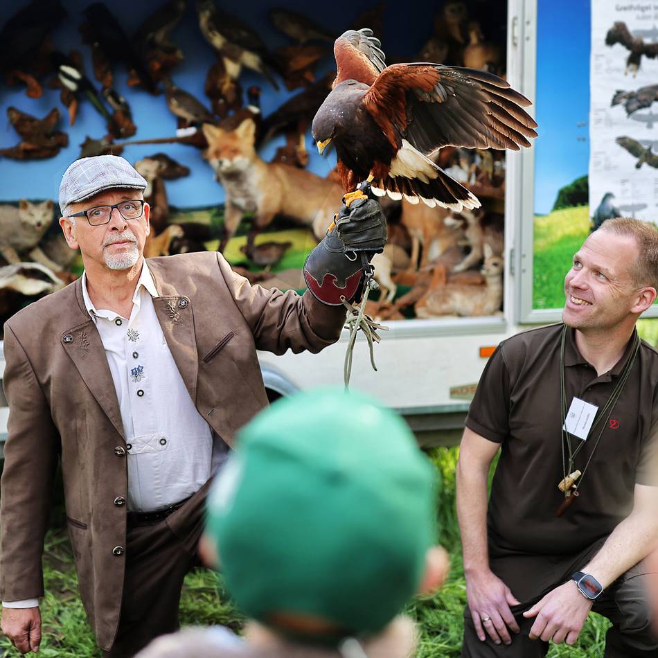 Kita „Rehkids“ Hilden: Jäger erklären Kindern, warum sie Tiere schießen