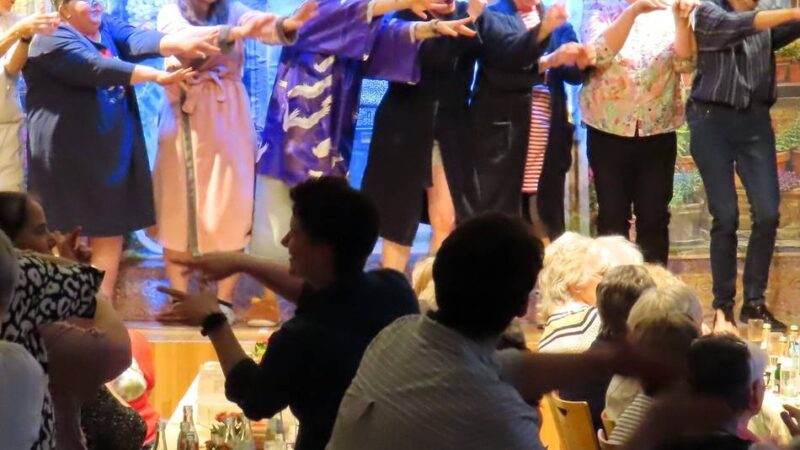 Frühlingsfest der Hinsbecker Frauengemeinschaft: Männer waren nur als Arbeiter zugelassen