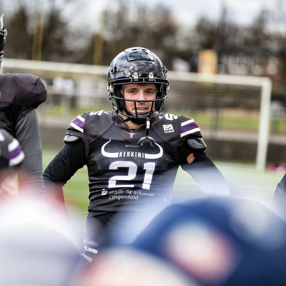 Yannick Steger im Interview: Das ist der letzte Mann der Langenfeld Longhorns