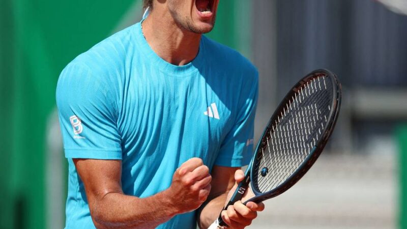 Medvedev mit üblem Ausraster: Zverev kämpft sich mit verrücktem Comeback in die dritte Runde von Monte-Carlo