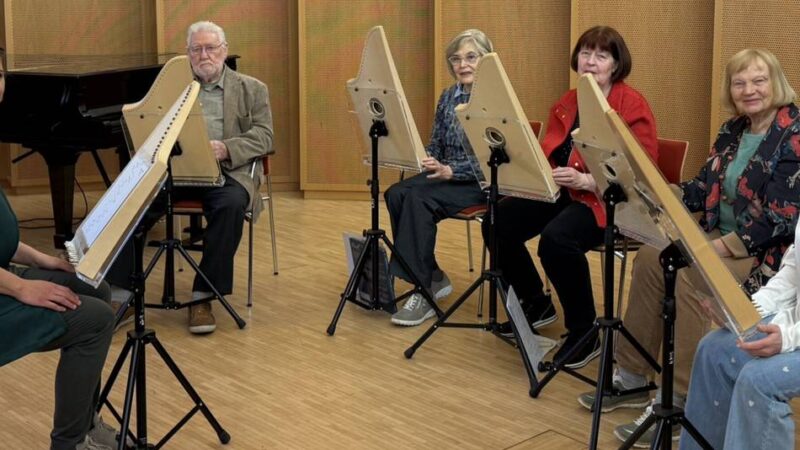 Erwachsene lernen Veeh-Harfe:: Harfenklänge ganz ohne Notenkenntnisse