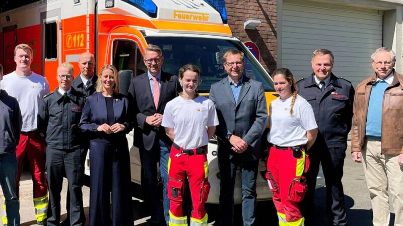 Neuer Rettungswachenstandort in Moers: „Wir gewinnen drei bis vier Minuten bis zum Eintreffen am Einsatzort“