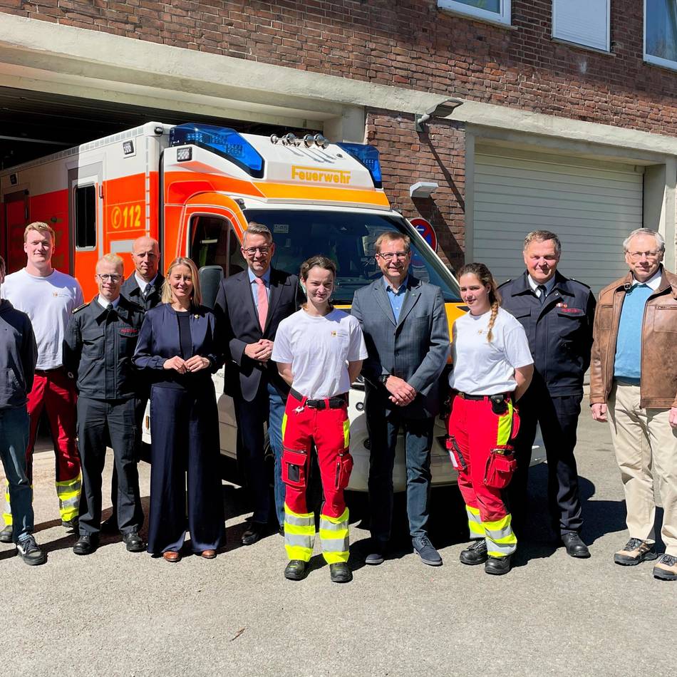 Neuer Rettungswachenstandort in Moers: „Wir gewinnen drei bis vier Minuten bis zum Eintreffen am Einsatzort“