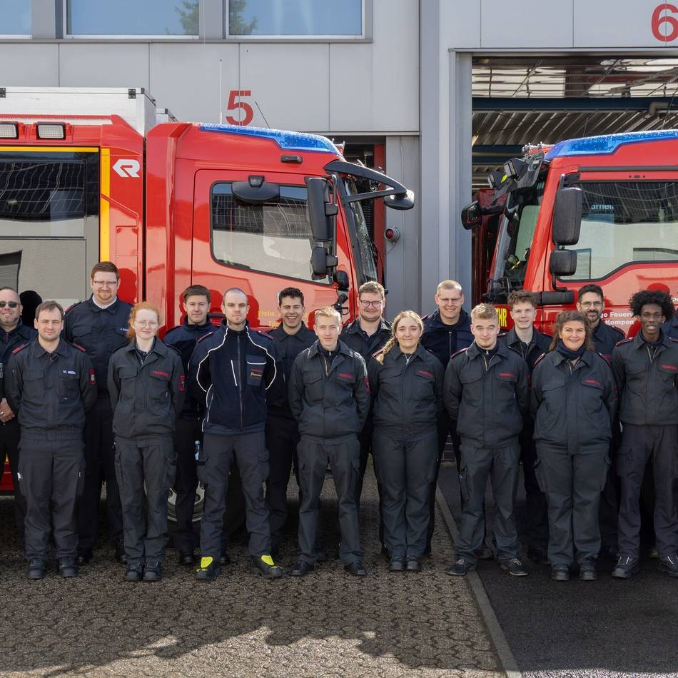 Feuerwehren Tönisvorst und Kempen: Truppmannausbildung erfolgreich abgeschlossen