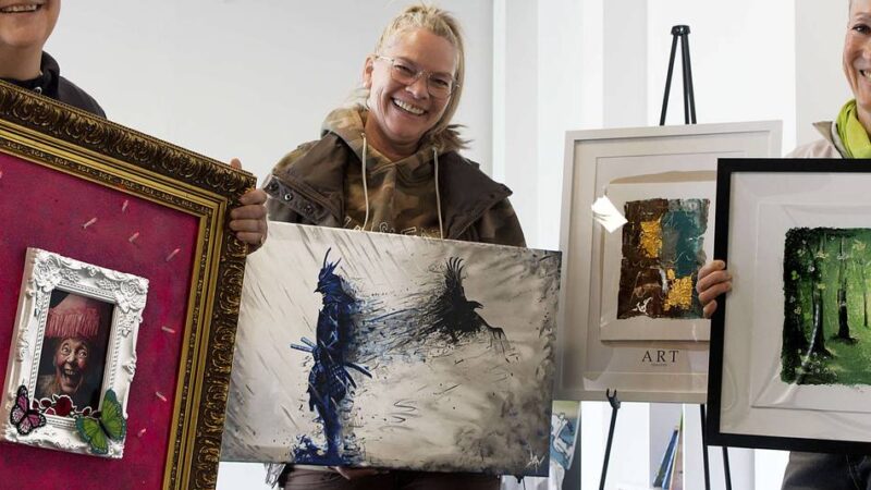 „Hobby-Vernissage“ am Samstag: Vier Frauen zeigen ihre vier Kunstwelten in einer Ausstellung