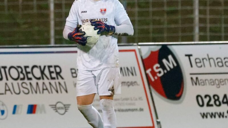 Keeper Jonas Holzum: Er ist die Lebensversicherung des KFC Uerdingen