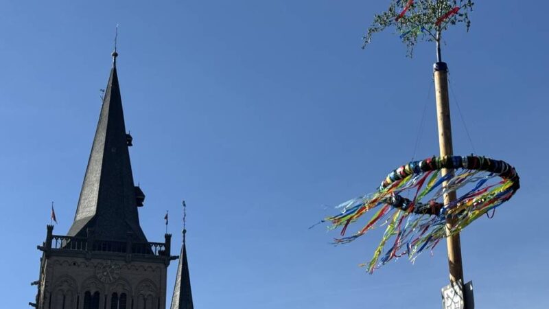 Haushaltslage der Stadt: Firmen retten Maibaum-Fest in Xanten