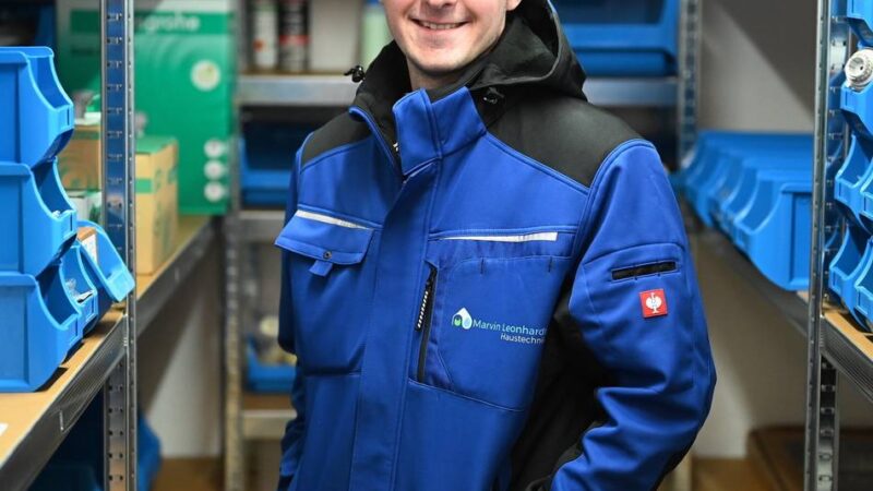 Handwerk im Bergischen: Marvin Leonhardt Haustechnik wächst und sucht Mitarbeiter