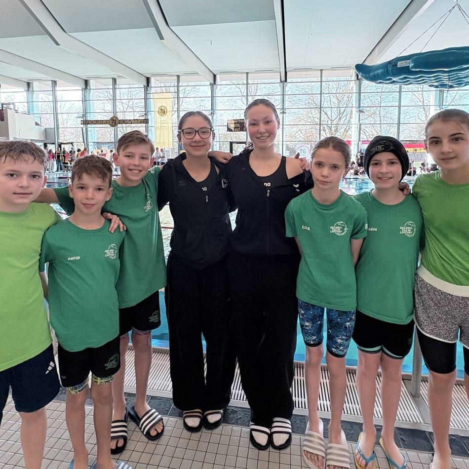 Im Wettbewerb und Trainingslager: Lintorfer Delphine sind erfolgreich und stärken das Team