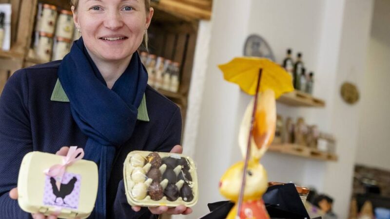 Schoko-Händler in Düsseldorf: „Wir leben von Ostern und Weihnachten“