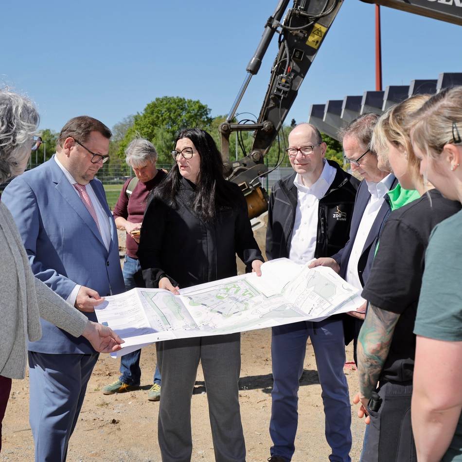 Krefelder Zoo: Baustart für das Orang-Utan-Haus