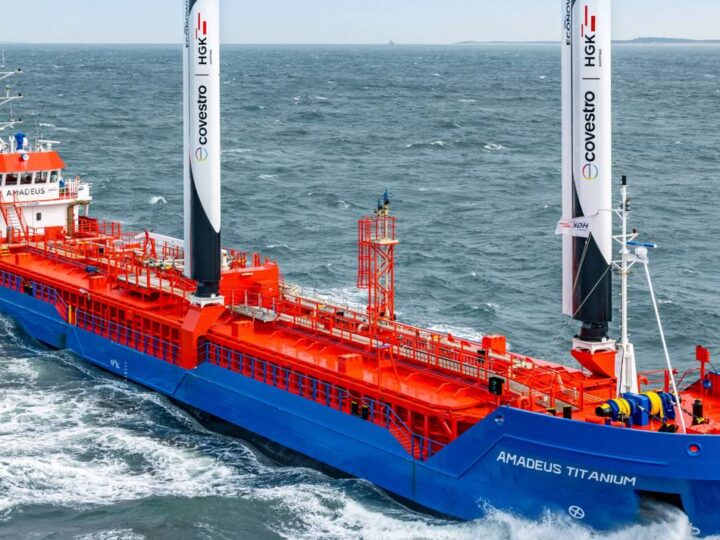 Segelschiffe für Gütertransport: Wie Covestro die Nachhaltigkeit in der Lieferkette stärken will