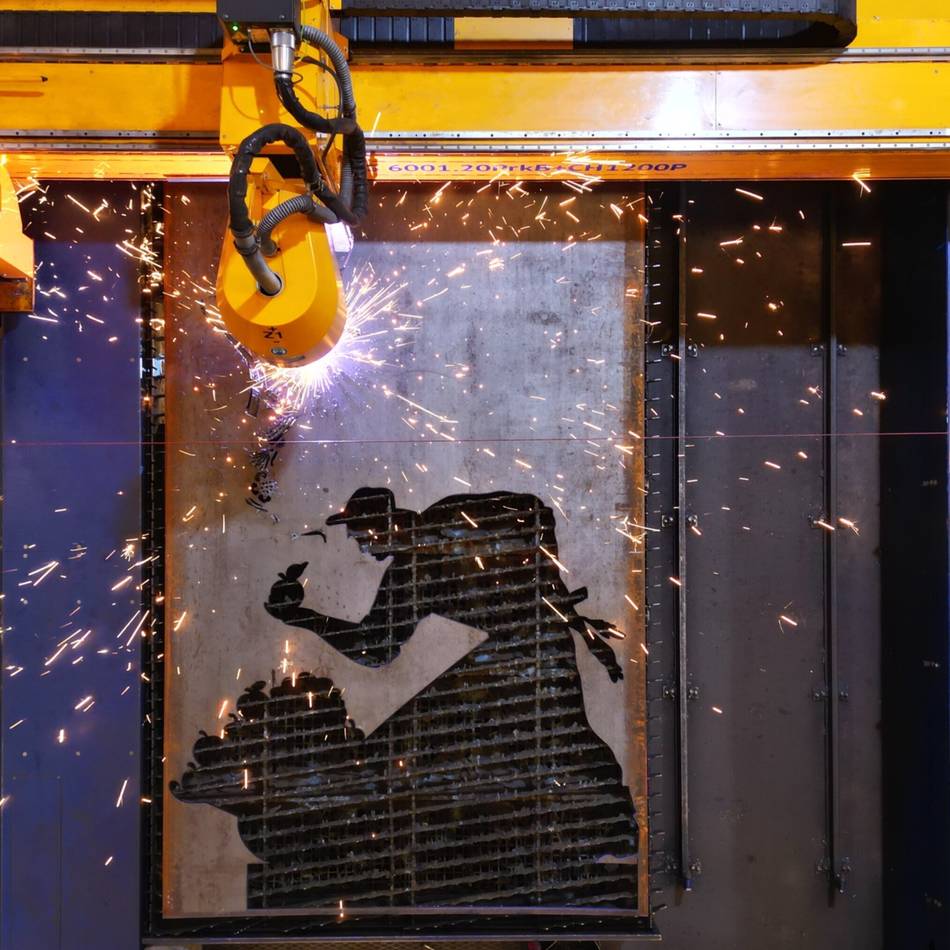 Von Künstlerin gestaltet: Leuths neue Symbolfiguren entstehen