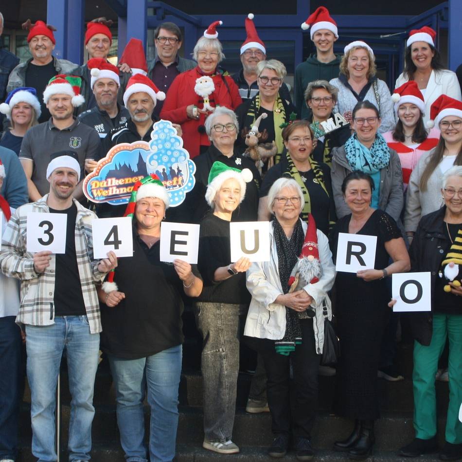 Weihnachtstreff Dülken: Rekordsumme von mehr als 9000 Euro für zwei Vereine