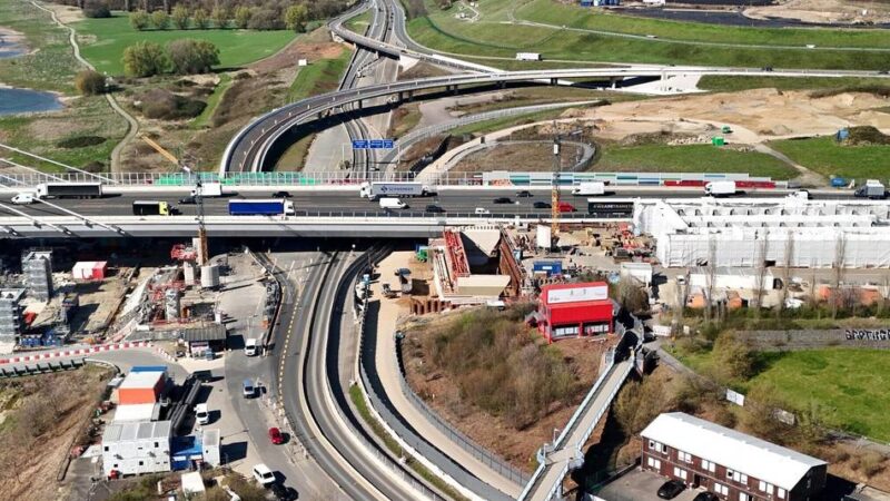 Bau der neuen Rheinbrücke: A59 bei Leverkusen: Vollsperrung für drei Wochen