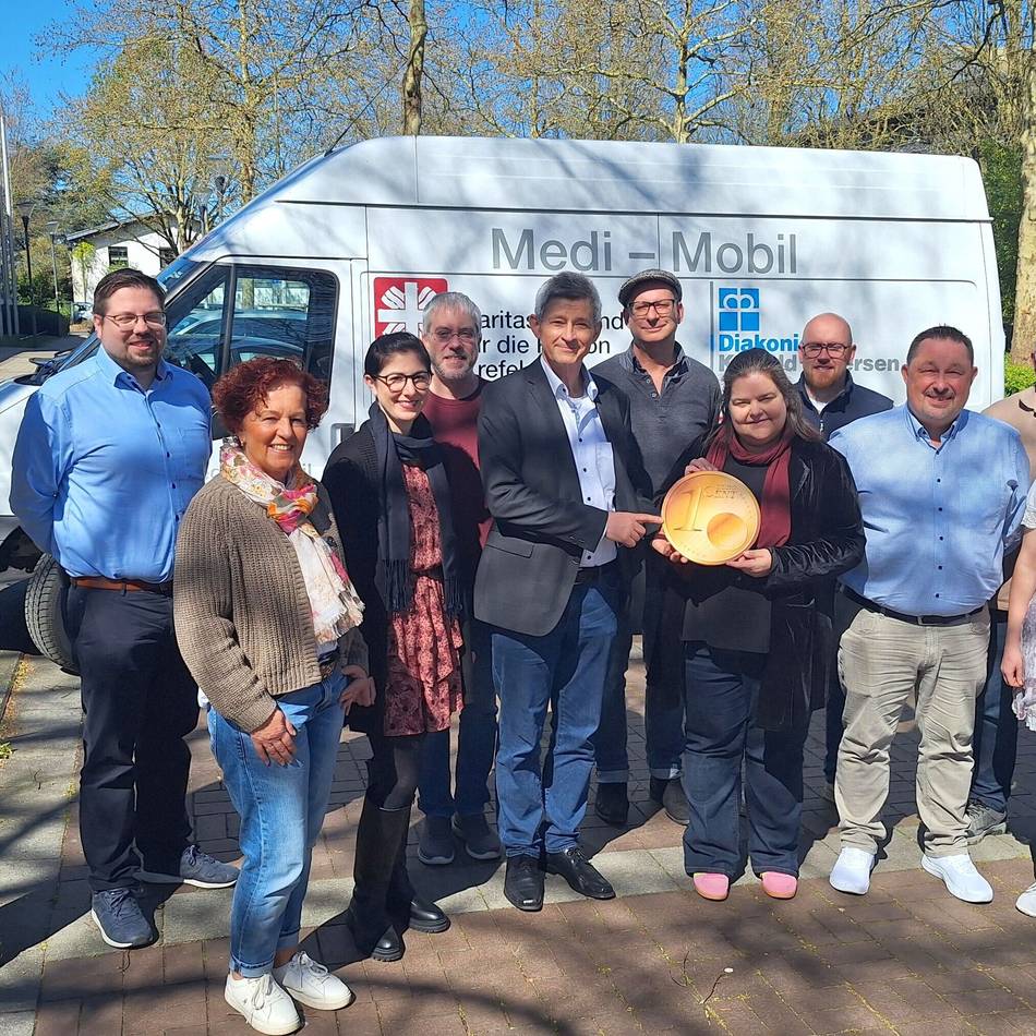 Tradition in Meerbusch: Stadtverwaltung spendet an die Drogenhilfe