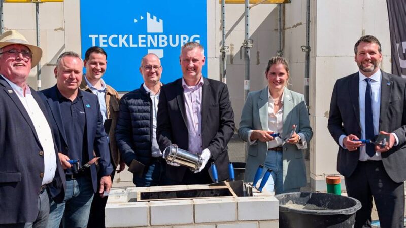 Grundsteinlegung in Schwalmtal: GWG baut Mehrfamilienhaus für 5,2 Millionen Euro