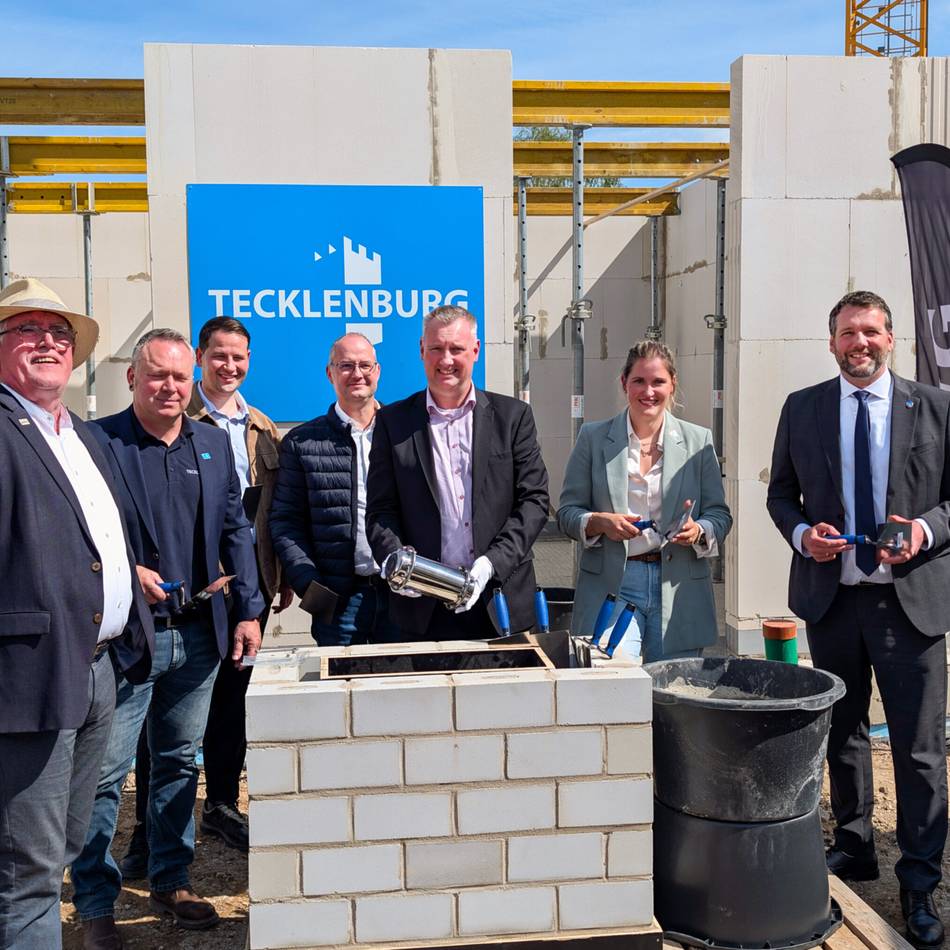 Grundsteinlegung in Schwalmtal: GWG baut Mehrfamilienhaus für 5,2 Millionen Euro