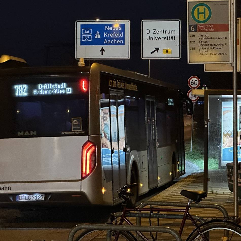 Nahverkehr in Düsseldorf: Rheinbahn weitet Nachtangebot rund um den Maifeiertag aus