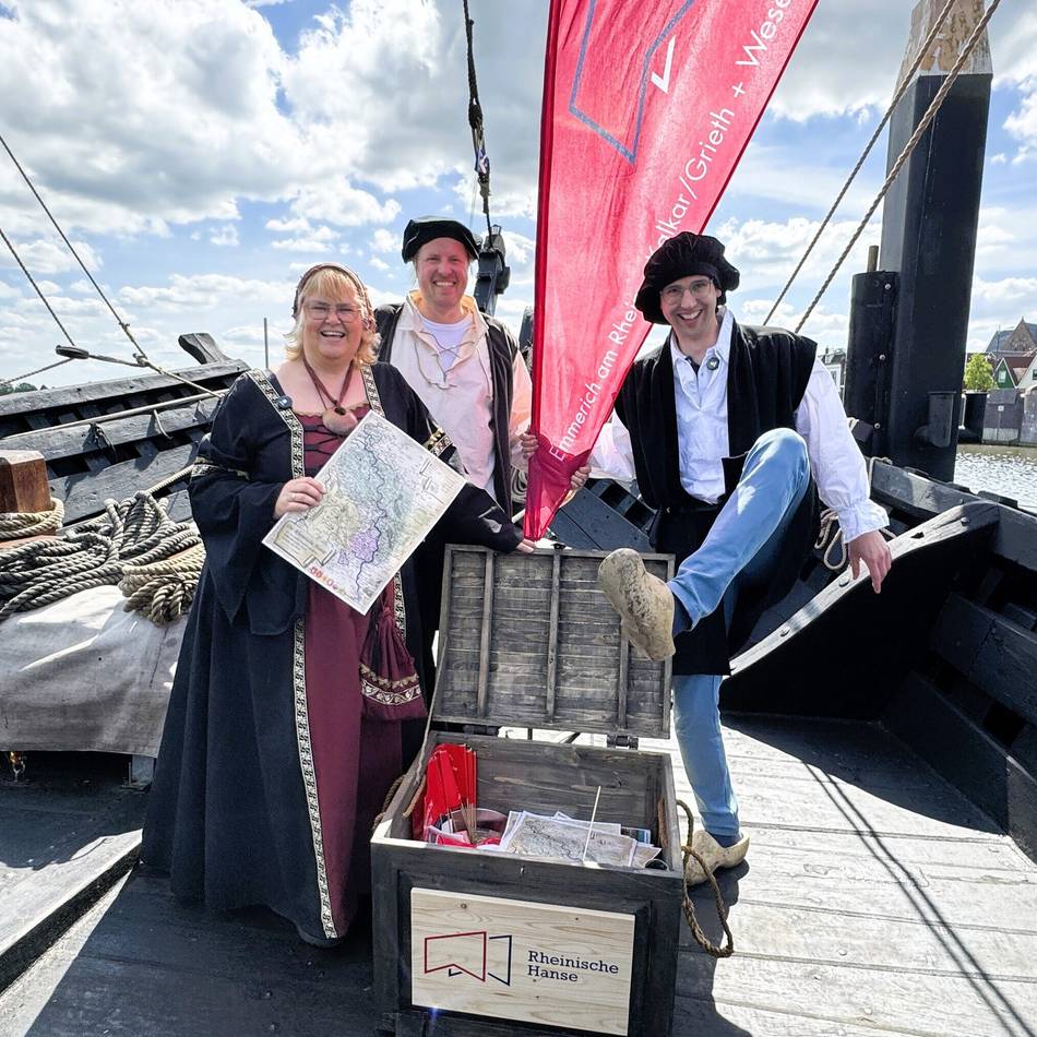 Grenzüberschreitend radeln: Von Neuss bis Harderwijk – Rees ist neue Hanse-Station