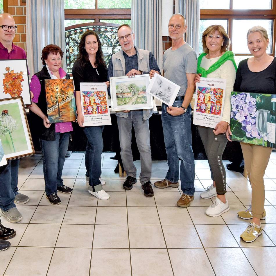 In Kaldenkirchen: Kunstgruppe VIE82 präsentiert Frühjahrsausstellung