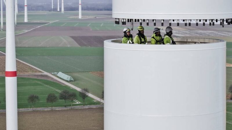 Kran sackt ein: Bau am Windpark Kleinbouslar verzögert sich kurzzeitig