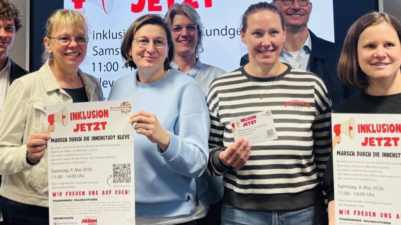 Appell für mehr Teilhabe: In Kleve kommt es wieder zu einem Inklusionsmarsch