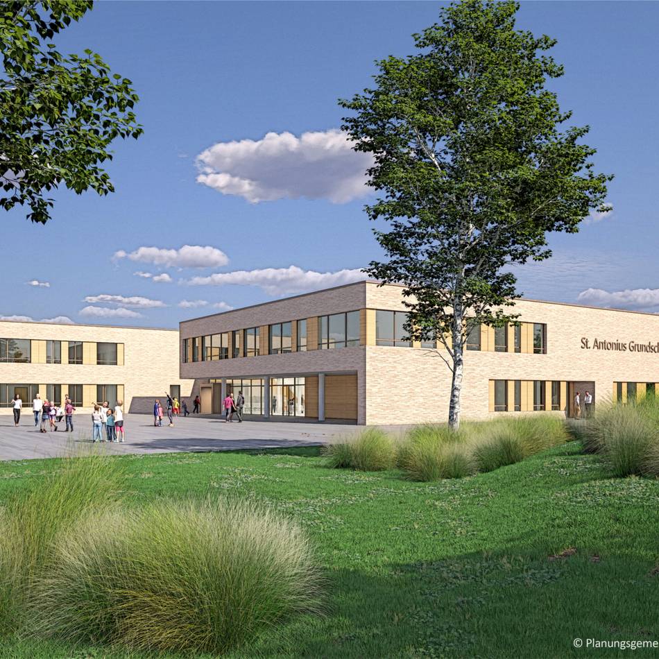 St. Antonius-Schule Bedburg-Hau: Rat wählt die große Lösung für den Schulneubau