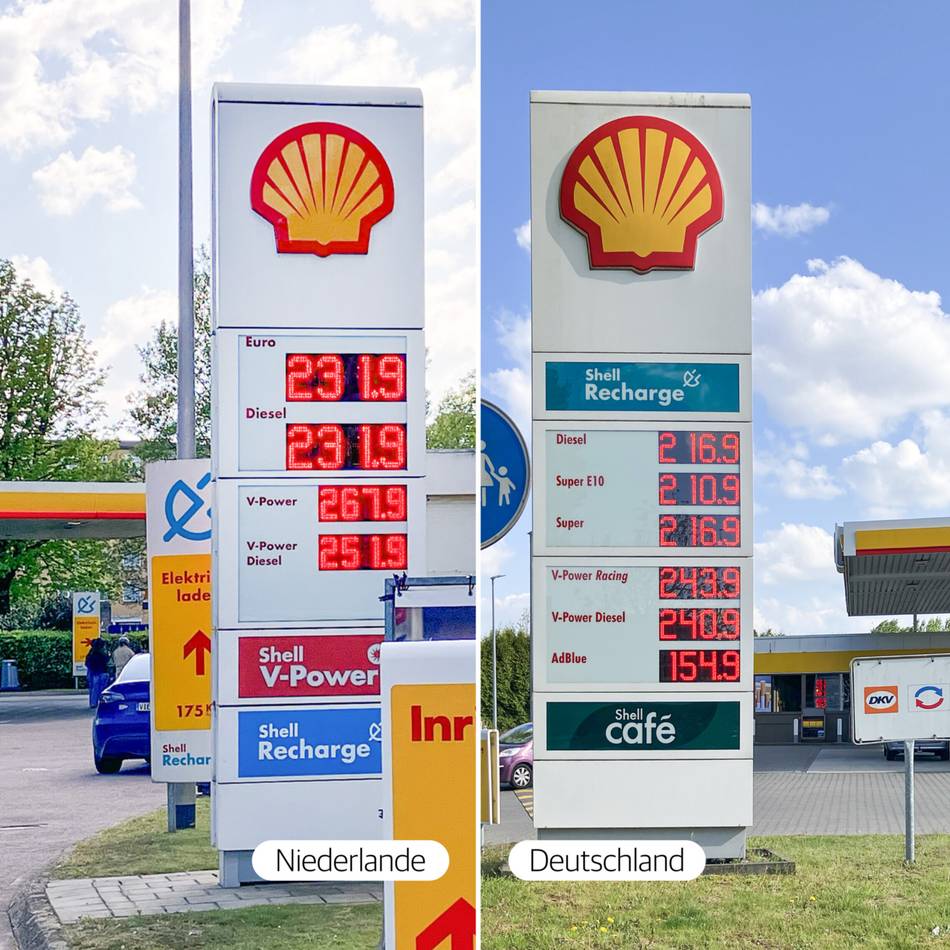 Niederländer tanken in Nettetal: „In Deutschland ist Benzin so schön billig“