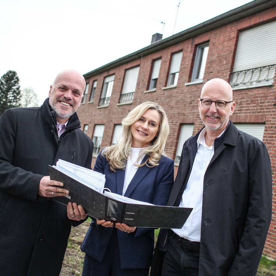 Fünf neue Wohnhäuser in Grevenbroich: Millionenprojekt in der Südstadt – Bauverein hofft auf schnelle Förderzusage