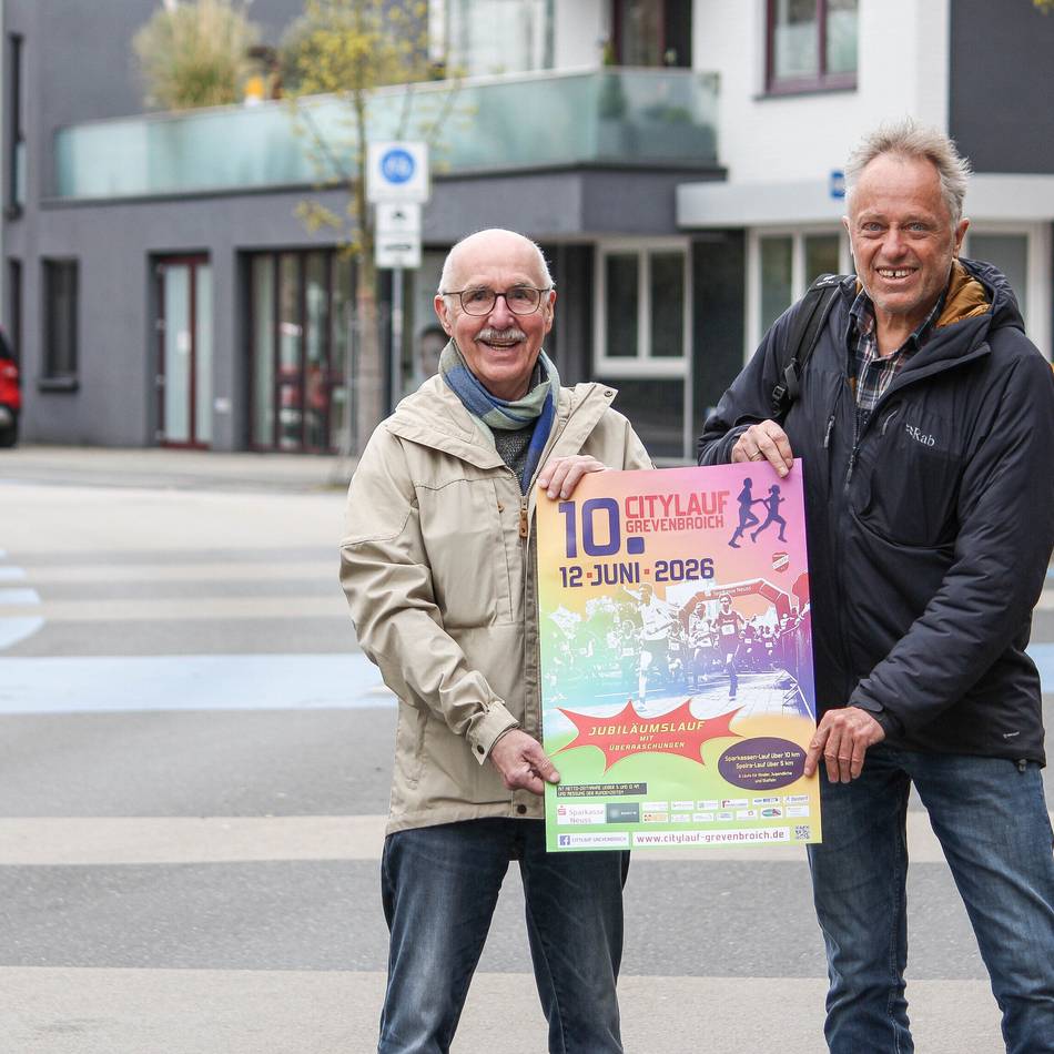 Citylauf 2026 in Grevenbroich: Anmeldestart für großen „Jubiläumslauf“ – mehr als 2500 Teilnehmer erwartet