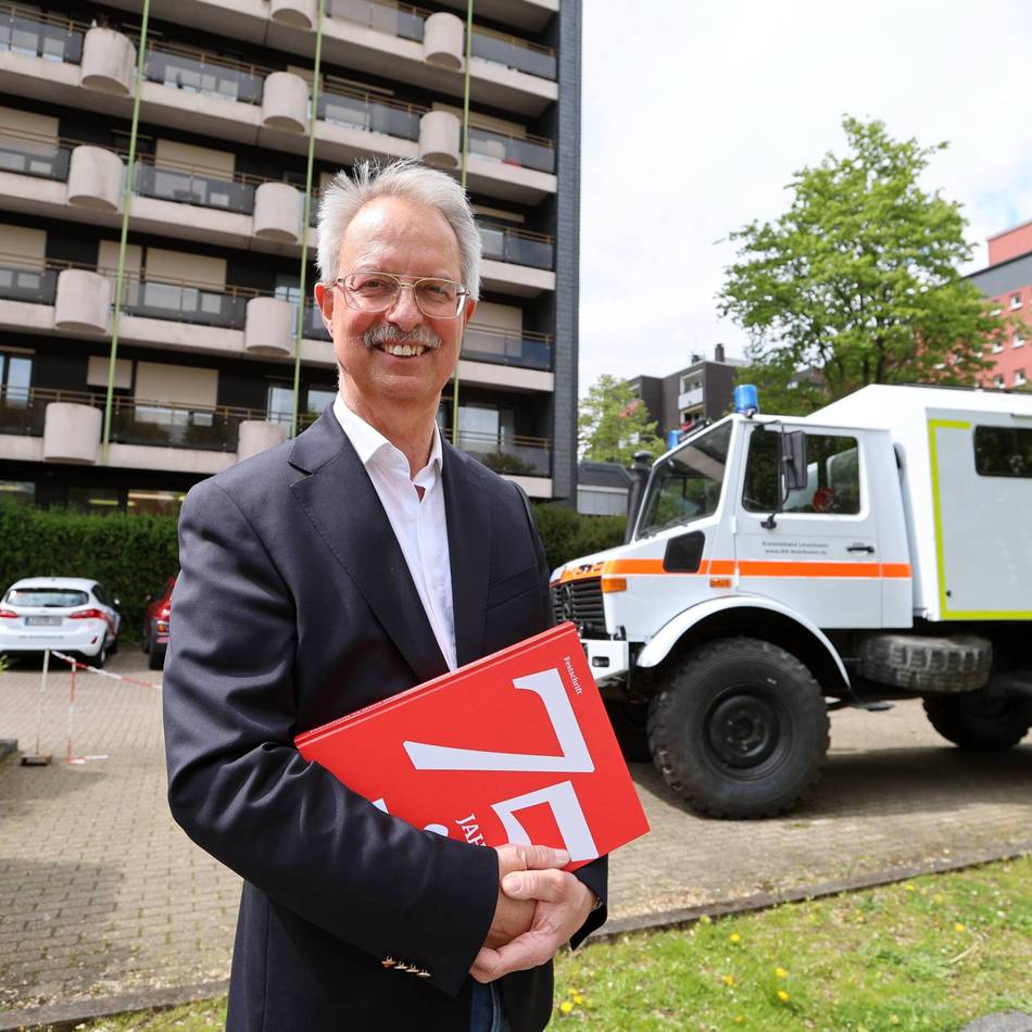 Leverkusener DRK-Chef Josef Peters: Countdown in den Ruhestand nach über 28 Jahren