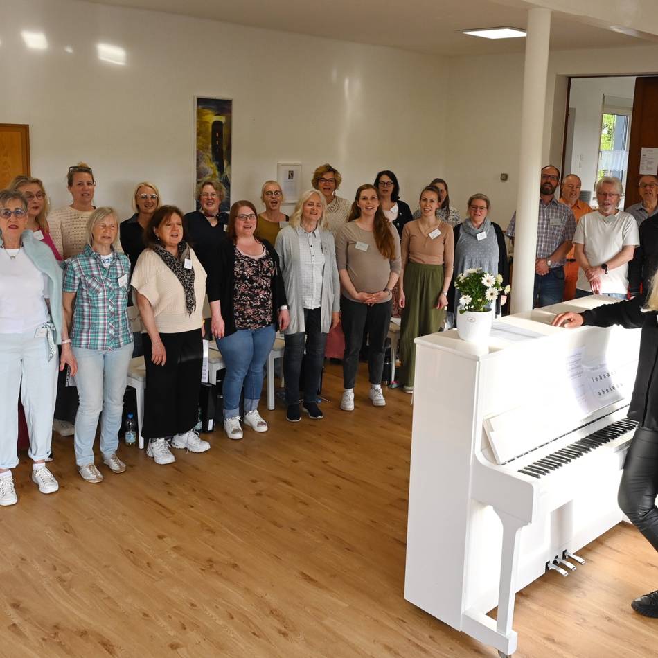 Konzertvorbereitungen in Dabringhausen: Chor „SingLinde“ feilt am perfekten Klang