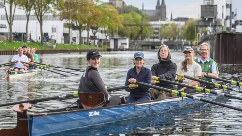 Test auf dem Spoykanal in Kleve: In vier Tagen zum fast perfekten Ruderer