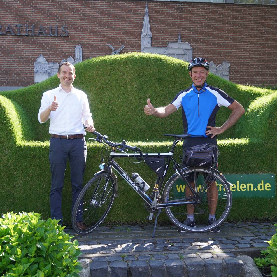 Touren rund um Straelen: Radeln mit dem Bürgermeister in Straelen