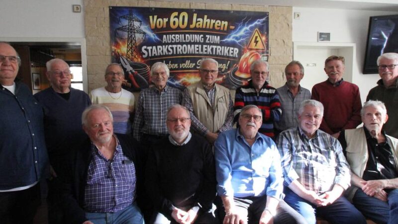 Diamantenes Jubiläum: Alte Kollegen erinnern sich nach 60 Jahren an ihre Lehrzeit