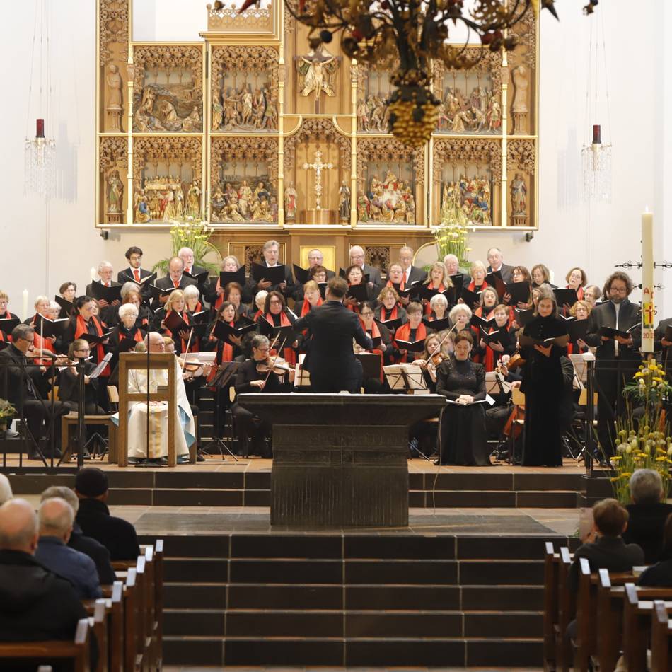 Kirchenmusik in St. Lambertus Erkelenz: Seltene „Jubelmesse“ begeistert zu Ostern