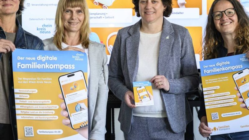 Service für Eltern: Rhein-Kreis Neuss stellt digitalen Familienkompass vor