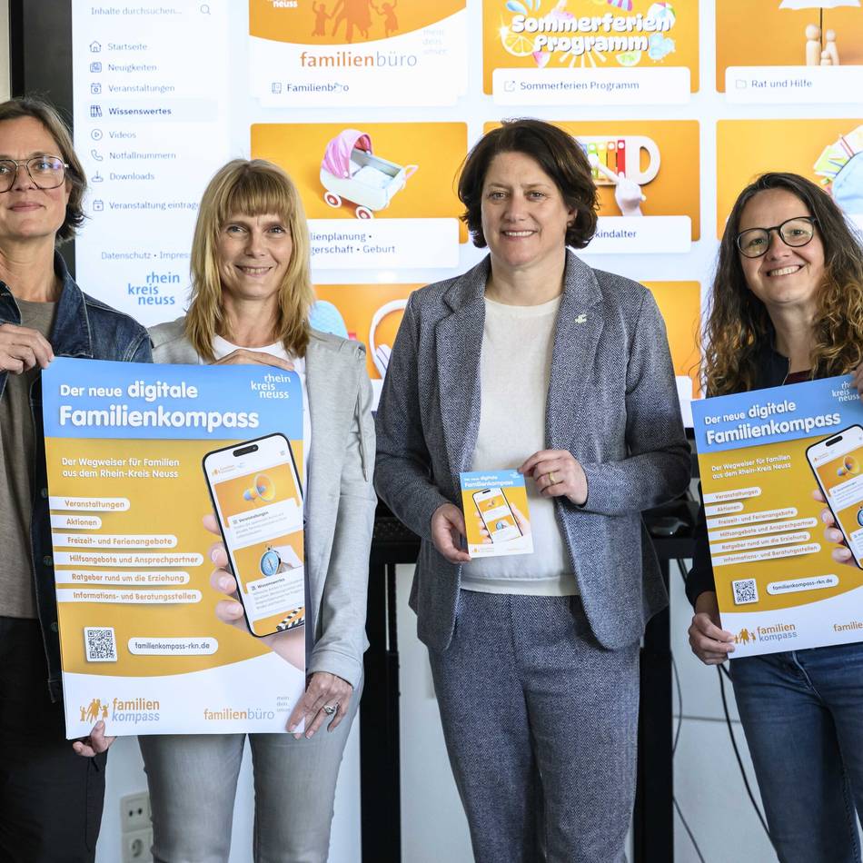 Service für Eltern: Rhein-Kreis Neuss stellt digitalen Familienkompass vor