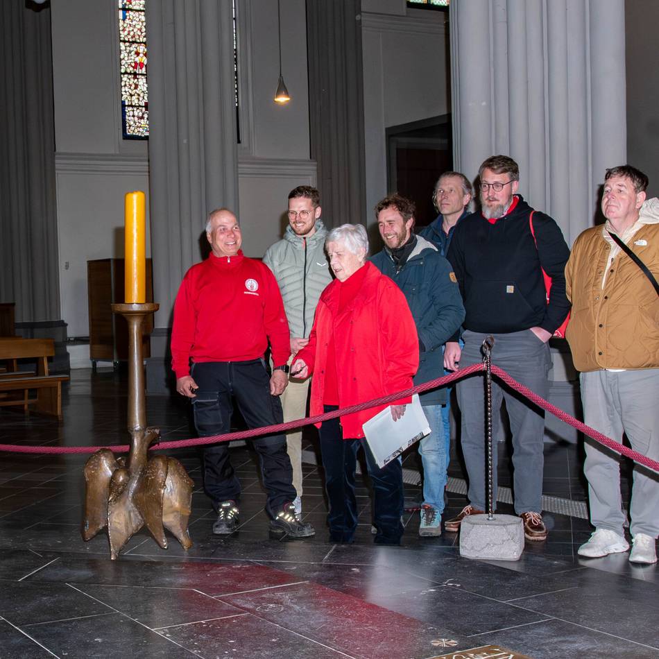 Stadt und Dom sind „cool“: Europäische Steinmetze lernen Xantener Dombauhütte kennen