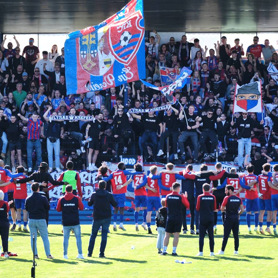 Aufstiegskampf in der Fußball-Oberliga: Der KFC Uerdingen spitzt in Ratingen das Titelrennen weiter zu