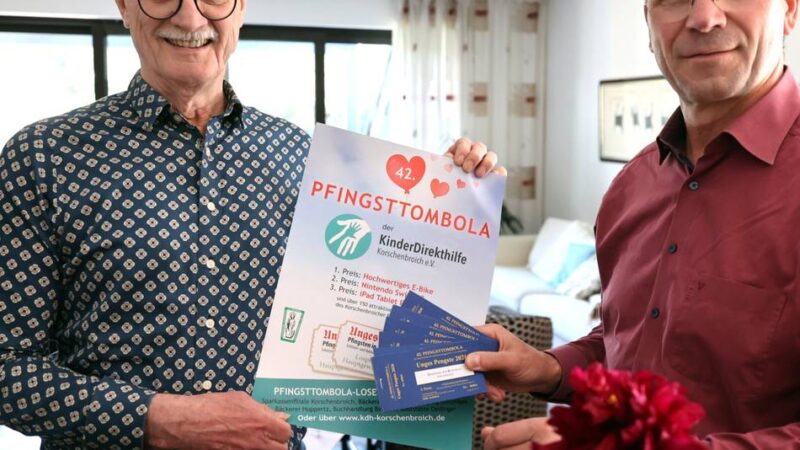 Unges Pengste 2026 in Korschenbroich: Pfingsttombola zu Unges Pengste auf 10.000 Lose aufgestockt