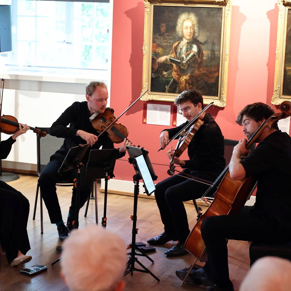 Kultur in Mönchengladbach: Fibonacci Quartet begeistert im Rittersaal von Schloss Rheydt