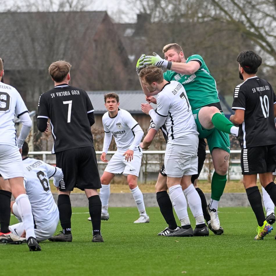 Heimspiel gegen SG Essen-Schönebeck: Viktoria Goch peilt einen Sieg ohne große Torwart-Show an