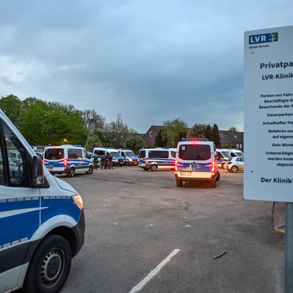 LVR-Klinik Viersen: Gewalttätiger 19-Jähriger flieht bei Ausgang – Polizei fasst ihn