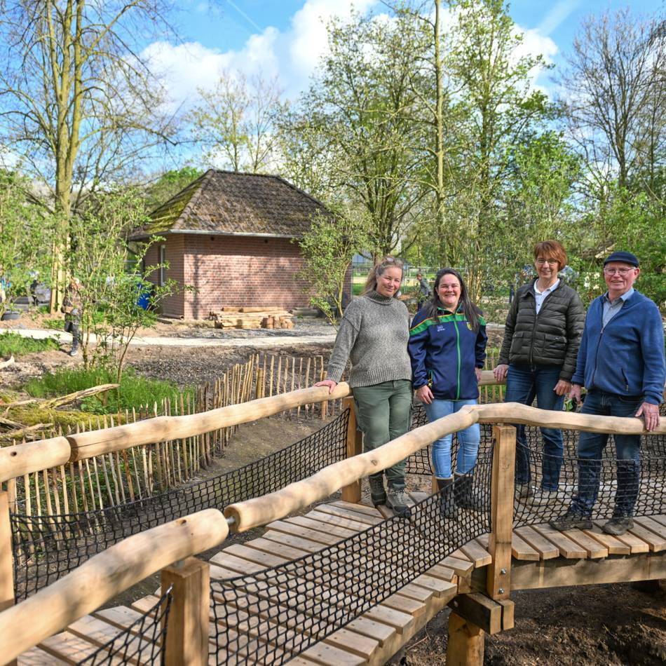 Der „Knoasehoff“ nimmt Form an: Naturnaher Garten als neuer Treffpunkt in Wetten